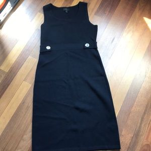 Banana Republic Knit Navy Midi Dress